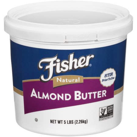 Fisher Fisher Natural Almond Butter 80 oz. Tub, PK2 P28205